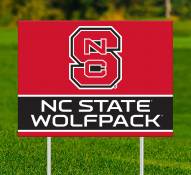 North Carolina State Wolfpack Team Name Yard Sign