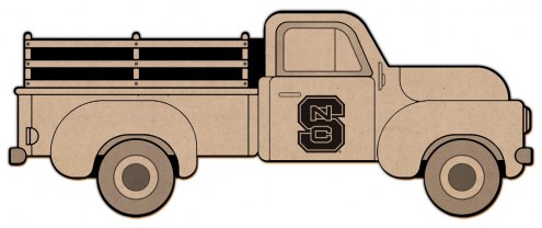 North Carolina State Wolfpack Truck Coloring Sign