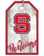 North Carolina State Wolfpack Welcome Team Tag 11" x 19" Sign