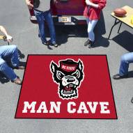 North Carolina State Wolfpack Wolf Head Man Cave Tailgate Mat