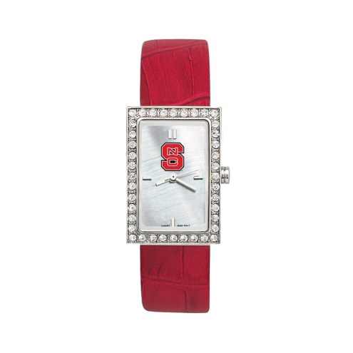 North Carolina State Wolfpack Women's Starlette Leather Watch