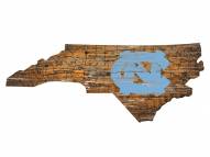 North Carolina Tar Heels 12" Roadmap State Sign