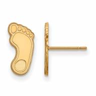 North Carolina Tar Heels 14k Yellow Gold Small Post Earrings