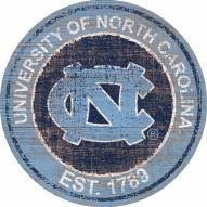 North Carolina Tar Heels 24" Heritage Logo Round Sign