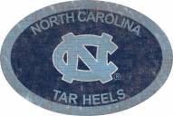North Carolina Tar Heels 46" Team Color Oval Sign