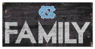 North Carolina Tar Heels 6" x 12" Family Sign