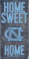 North Carolina Tar Heels 6" x 12" Home Sweet Home Sign