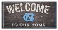 North Carolina Tar Heels 6" x 12" Welcome Sign