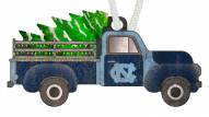 North Carolina Tar Heels Christmas Truck Ornament