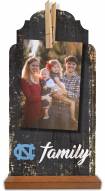 North Carolina Tar Heels Family Tabletop Clothespin Picture Holder
