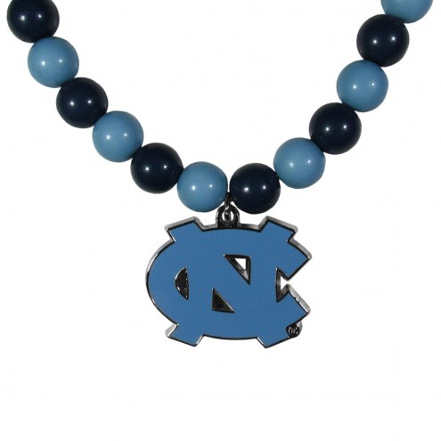 North Carolina Tar Heels Fan Bead Necklace