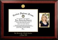 North Carolina Tar Heels Gold Embossed Diploma Frame with Portrait