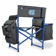 North Carolina Tar Heels Gray/Blue Fusion Folding Chair