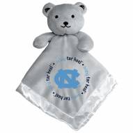 North Carolina Tar Heels Gray Infant Bear Security Blanket