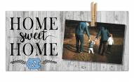 North Carolina Tar Heels Home Sweet Home Clothespin Frame