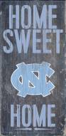 North Carolina Tar Heels Home Sweet Home Wood Sign