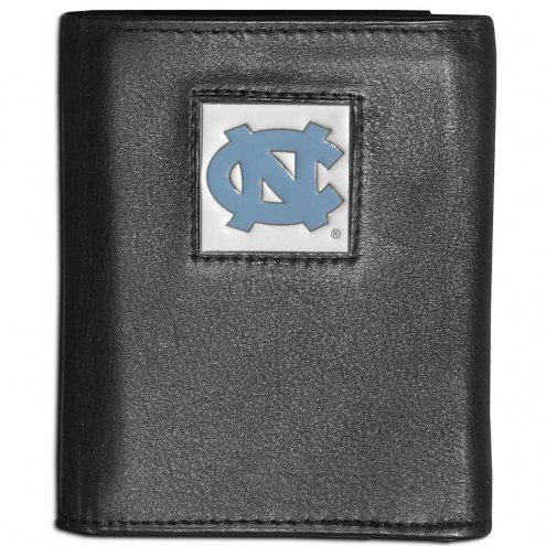 North Carolina Tar Heels Leather Tri-fold Wallet