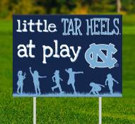 North Carolina Tar Heels Little Fans at Play 2-Sided Yard Sign
