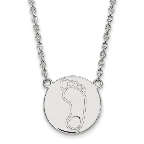 North Carolina Tar Heels Sterling Silver Large Pendant Necklace
