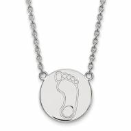 North Carolina Tar Heels Sterling Silver Large Pendant Necklace