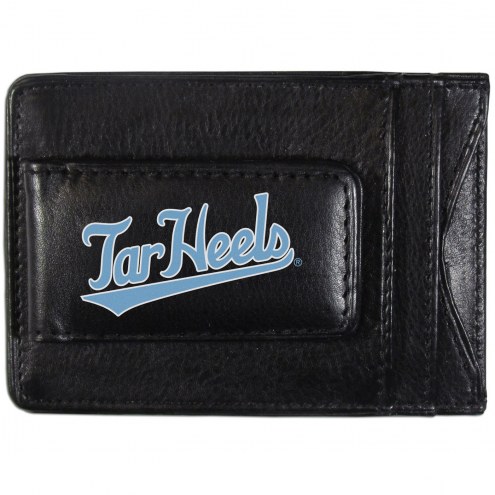 North Carolina Tar Heels Logo Leather Cash and Cardholder