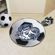 North Carolina Tar Heels Logo Soccer Ball Mat