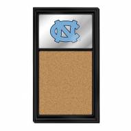 North Carolina Tar Heels Mirrored Cork Note Board
