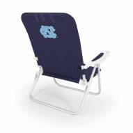 North Carolina Tar Heels Navy Monaco Beach Chair
