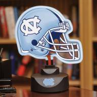 North Carolina Tar Heels Neon Helmet Desk Lamp