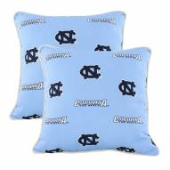 North Carolina Tar Heels Outdoor Decorative Pillow Set
