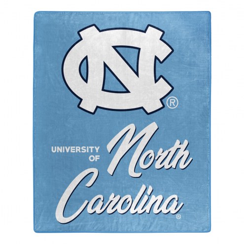 North Carolina Tar Heels Signature Raschel Throw Blanket