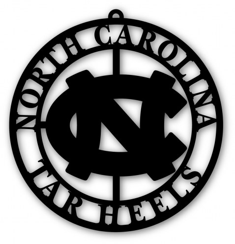 North Carolina Tar Heels Silhouette Logo Cutout Door Hanger