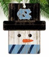 North Carolina Tar Heels Snowman Ornament