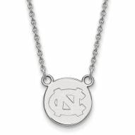 North Carolina Tar Heels Sterling Silver Small Pendant Necklace