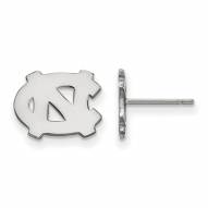 North Carolina Tar Heels Sterling Silver Extra Small Post Earrings