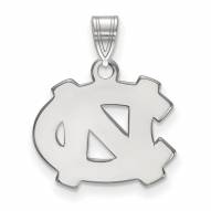 North Carolina Tar Heels Sterling Silver Small Pendant
