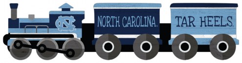 North Carolina Tar Heels Train Cutout 6&quot; x 24&quot; Sign
