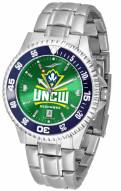 North Carolina Wilmington Seahawks Competitor Steel AnoChrome Color Bezel Men's Watch