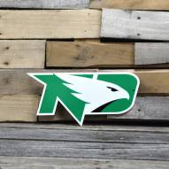 North Dakota Fighting Hawks 12" Steel Logo Sign