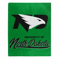 North Dakota Fighting Hawks Signature Raschel Throw Blanket