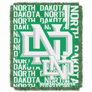 North Dakota Fighting Sioux Double Play Woven Throw Blanket