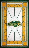 North Dakota State Bison 11" x 19" Stained Glass Sign