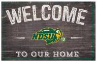 North Dakota State Bison 11" x 19" Welcome to Our Home Sign