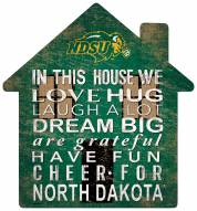 North Dakota State Bison 12" House Sign