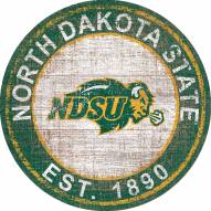 North Dakota State Bison 24" Heritage Logo Round Sign