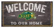 North Dakota State Bison 6" x 12" Welcome Sign
