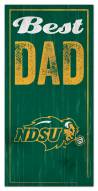North Dakota State Bison Best Dad Sign