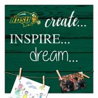 North Dakota State Bison Create, Inspire, Dream Sign