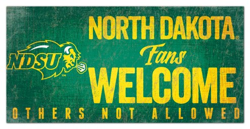 North Dakota State Bison Fans Welcome Sign