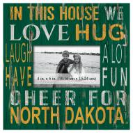 North Dakota State Bison In This House 10" x 10" Picture Frame